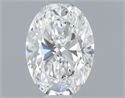 Diamante Natural 0.40 quilates, Ovalado , Color F, claridad SI1 y certificado GIA