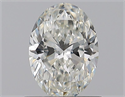 Natural Diamond 0.80 Carats, Oval with  Cut, H Color, VVS2 Clarity and Certified by GIA