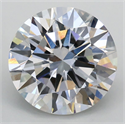 Lab Grown Diamond 3.00 Carats, Round with Excellent Cut, F Color, VS1 Clarity and Certified by IGI