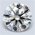 Natural Diamond 3.50 Carats, Round with Excellent Cut, I Color, VS1 Clarity and Certified by GIA