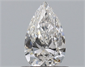 Natural Diamond 0.50 Carats, Pear with  Cut, G Color, SI1 Clarity and Certified by GIA