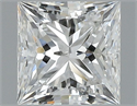 Natural Diamond 0.70 Carats, Princess with  Cut, G Color, SI1 Clarity and Certified by GIA