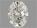 Natural Diamond 0.54 Carats, Oval with  Cut, J Color, IF Clarity and Certified by GIA
