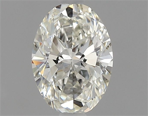 Picture of Natural Diamond 0.54 Carats, Oval with  Cut, J Color, IF Clarity and Certified by GIA