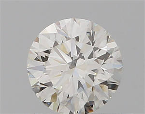 Picture of Natural Diamond 0.40 Carats, Round with Excellent Cut, I Color, IF Clarity and Certified by GIA