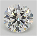 Lab Grown Diamond 2.26 Carats, Round with Ideal Cut, E Color, VS2 Clarity and Certified by IGI