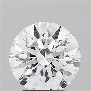 Picture of Lab Grown Diamond 2.60 Carats, Round with Ideal Cut, D Color, IF Clarity and Certified by IGI