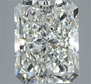 Foto Diamante Natural 2.50 quilates, Radiante , Color J, claridad SI1 y certificado GIA de