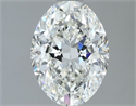 Natural Diamond 1.41 Carats, Oval with  Cut, G Color, VS2 Clarity and Certified by IGI