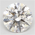 Natural Diamond 0.73 Carats, Round with Excellent Cut, F Color, VVS2 Clarity and Certified by GIA