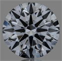 Lab Grown Diamond 1.01 Carats, Round with Ideal Cut, D Color, VS1 Clarity and Certified by IGI