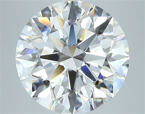 Picture of Natural Diamond 5.50 Carats, Round with Excellent Cut, E Color, VS2 Clarity and Certified by GIA