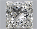 Natural Diamond 2.29 Carats, Princess with  Cut, H Color, SI2 Clarity and Certified by GIA
