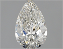 Diamante Natural 0.70 quilates, De pera , Color H, claridad VVS2 y certificado GIA