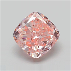 Picture of Lab Grown Diamond 2.20 Carats, CUSHION MODIFIED with  Cut, Fancy Intense Pink Color, VVS2 Clarity and Certified by IGI
