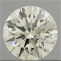 Natural Diamond 0.40 Carats, Round with Excellent Cut, N Color, IF Clarity and Certified by IGI