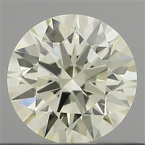Picture of Natural Diamond 0.40 Carats, Round with Excellent Cut, N Color, IF Clarity and Certified by IGI