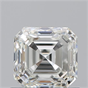 Natural Diamond 1.01 Carats, Asscher with  Cut, I Color, VS1 Clarity and Certified by GIA