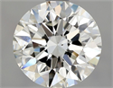 Natural Diamond 1.60 Carats, Round with Excellent Cut, H Color, VS2 Clarity and Certified by GIA