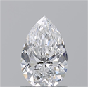 Natural Diamond 1.01 Carats, Pear with  Cut, D Color, SI1 Clarity and Certified by GIA