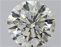Natural Diamond 0.77 Carats, Round with Excellent Cut, K Color, IF Clarity and Certified by IGI