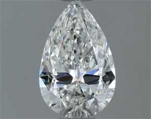 Picture of Natural Diamond 0.50 Carats, Pear with  Cut, G Color, SI1 Clarity and Certified by GIA
