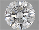 Natural Diamond 1.63 Carats, Round with Excellent Cut, D Color, VVS1 Clarity and Certified by GIA