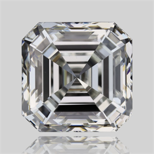 Picture of Natural Diamond 1.01 Carats, Asscher with  Cut, I Color, VVS1 Clarity and Certified by GIA