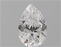 Natural Diamond 0.51 Carats, Pear with  Cut, D Color, VVS2 Clarity and Certified by GIA