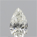 Natural Diamond 0.56 Carats, Pear with  Cut, I Color, VVS1 Clarity and Certified by GIA