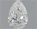 Natural Diamond 0.42 Carats, Pear with  Cut, F Color, VS2 Clarity and Certified by GIA