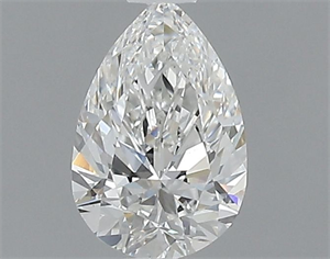 Picture of Natural Diamond 0.42 Carats, Pear with  Cut, F Color, VS2 Clarity and Certified by GIA