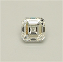 Diamante Natural 0.46 quilates, Asscher , Color I, claridad VS2 y certificado GIA