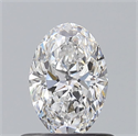 Diamante Natural 0.60 quilates, Ovalado , Color D, claridad VVS2 y certificado GIA