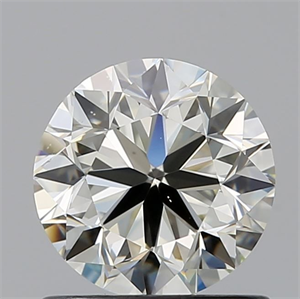 Picture of Natural Diamond 1.00 Carats, Round with Very Good Cut, L Color, VS2 Clarity and Certified by GIA