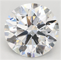 Lab Grown Diamond 4.44 Carats, Round with Ideal Cut, D Color, IF Clarity and Certified by IGI