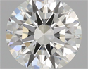 Natural Diamond 0.51 Carats, Round with Excellent Cut, H Color, VS1 Clarity and Certified by GIA