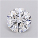 Lab Grown Diamond 1.01 Carats, Round with Ideal Cut, D Color, VS2 Clarity and Certified by IGI