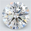 Lab Grown Diamond 4.02 Carats, Round with Excellent Cut, D Color, IF Clarity and Certified by GIA