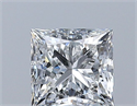 Diamante Natural 0.50 quilates, Princesa , Color F, claridad VS1 y certificado GIA