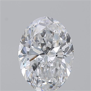 Picture of Natural Diamond 0.90 Carats, Oval with  Cut, D Color, VVS1 Clarity and Certified by GIA