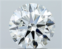 Natural Diamond 2.05 Carats, Round with Excellent Cut, H Color, VS2 Clarity and Certified by GIA