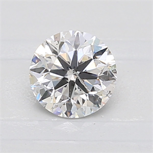Picture of Natural Diamond 0.70 Carats, Round with Very Good Cut, E Color, I1 Clarity and Certified by GIA