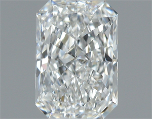 Foto Diamante Natural 0.35 quilates, Radiante , Color F, claridad VVS2 y certificado GIA de