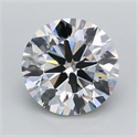Lab Grown Diamond 1.00 Carats, Round with Ideal Cut, G Color, VS1 Clarity and Certified by IGI