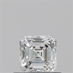 Foto Diamante Natural 0.50 quilates, Asscher , Color H, claridad VVS2 y certificado GIA de