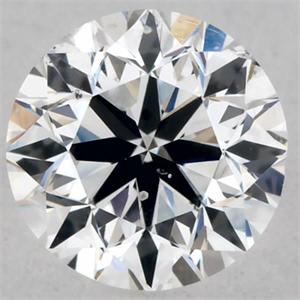 Picture of Natural Diamond 0.40 Carats, Round with Very Good Cut, D Color, SI1 Clarity and Certified by GIA