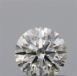 Picture of Natural Diamond 0.52 Carats, Round with Excellent Cut, H Color, IF Clarity and Certified by IGI