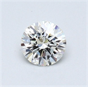 Diamante Natural 0.45 quilates, Redondo , Color J, claridad VVS1 y certificado GIA