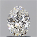 Diamante Natural 0.60 quilates, Ovalado , Color F, claridad VVS1 y certificado GIA